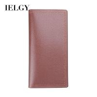 ราคา IELGY กระเป๋าสตางค์ผู้ชายกระเป๋าสตางค์ยาวบางเรียบง่าย (28504373740)