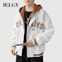ราคา IELGY แจ็คเก็ตผู้ชายแฟชั่นแบรนด์ กันลม ใหม่ผู้ชายหล่อแจ็คเก็ตคลุมด้วยผ้า (27115377649)