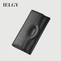 ราคา IELGY กระเป๋าโทรศัพท์มือถือยาวย้อนยุคส่วนบุคคลสองพับซิปกระเป๋าสตางค์ผู้ชาย (25883009778)