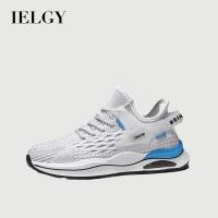 ราคา IELGY กีฬารองเท้าผู้ชายสบายๆบินทอผ้าแนวโน้มแฟชั่นรองเท้าวิ่ง (23250499062)