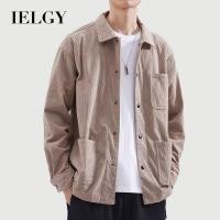 ราคา IELGY เสื้อแจ็คเก็ตผ้าลูกฟูกย้อนยุคญี่ปุ่นทรงหลวมสําหรับผู้ชาย (22429697822)