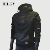 ราคา IELGY ชุดเอี๊ยมเสื้อสวมหัวทรงหลวมสไตล์เกาหลีสําหรับผู้ชาย (22429697732)