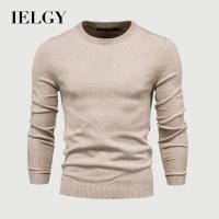 ราคา IELGY เสื้อกันหนาวผู้ชายรอบคอ Slim Fit เสื้อกันหนาวเสื้อกันหนาวผู้ชาย Top (19995540666)