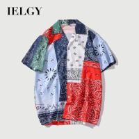ราคา IELGY เสื้อเชิ้ตฮาวาย แขนสั้น ลายดอกไม้ สําหรับผู้ชาย (19092441802)