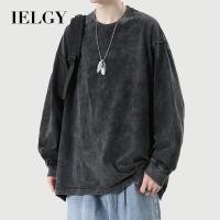 ราคา IELGY สไตล์อเมริกันไฮสตรีทล้างเสื้อสเวตเตอร์ย้อนยุคเก่าผู้ชาย (15899389945)