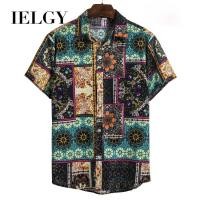 ราคา อิลกี้ ฤดูร้อนใหม่ผู้ชายสบายๆแฟชั่นฮาวายแขนสั้นเสื้อดอกไม้ (45604536583)