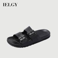ราคา IELGY รองเท้าแตะแฟชั่นสีทึบผู้ชายพื้นนุ่มอาบน้ําชายหาดสวมผู้ชายสไตล์เกาหลี (42624035825)
