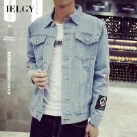 ราคา แจ็คเก็ตยีนส์คอตั้งผู้ชาย สไตล์เกาหลี trendy (41024646851)