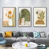 ราคา 1เซ็ท3รูป รูปภาพติดผนัง ภาพวาดตกแต่งบ้าน พร้อมกรอบ ภาพติดผนัง Cute รูปติดผนัง ภาพแต่งบ้าน ภาพเเต่งบ้ รูป20 30cm (22733336355)