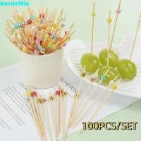 ราคา HARRIETTIO ไม้จิ้มผลไม้ไข่มุก 100 ชิ้น ใช้แล้วทิ้ง (44430617960)
