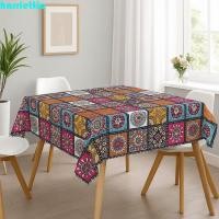 ราคา HARRIETTIO ผ้าปูโต๊ะโบฮีเมียน Mandala สี่เหลี่ยมผืนผ้า (56058212185)