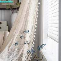 ราคา HARRIETTIO ผ้าม่านผ้าฝ้าย พู่ ผ้าม่านโครเชต์สีเบจ (54308151203)