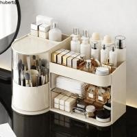 ราคา กล่องเก็บเครื่องสําอางฮับ ที่ใส่แปรงหมุนความจุขนาดใหญ่พลาสติก ประหยัดพื้นที่ที่ใช้งานได้จริงพร้อมลิ้นชักที่ถอดออกได้ผลิตภัณฑ์ดูแลผิวกรณีแ (45811240049)