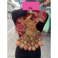 ราคา ผ้าปัก ผ้าลูกไม้ปักเลื่อมDIY สำหรับทำชุด ทำมงกุฏ หรือชุดดรัมเมเยอร์ ชุดงานแต่งDiY ชุดแดนเซอร์ ชุดลิเก งานDiy (44272660196)