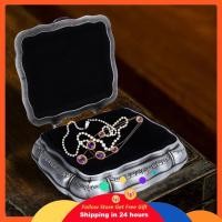 ราคา Supergoodsales Supergoodsales BAFOVY กล่องเครื่องประดับโลหะวินเทจสี่เหลี่ยมผืนผ้าหรูหราพร้อมซับกำมะหยี่นุ่มสำหรับแหวนต่างหูและเครื่องประดับตกแต่งโต๊ะงานแต่งงาน (51260385595)