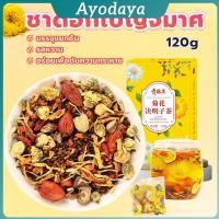 ราคา Ayo ชาจีนกล่องเหลือง 12 ซอง ชาเก๊กฮวย เครื่องดื่มชาจีน สวนประกอบ ชะเอม เมล็ดขี้เหล็ก สายน้ําผึ้ง วูล์ฟเบอร์รี่ tea bag (40065258028)