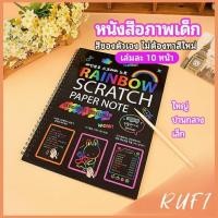 ราคา สมุดโน๊ตขูดสีรุ้งเล่มเล็กเกาหลี กระดาษวาดรูปสีสันสดใส พร้อมจัดส่ง children s picture book (25216704063)
