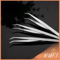ราคา RUFI คีบหนีบสแตนเลส คีมหนีบอเนกประสงค์ มี 2 แบบ ปากคีบงอ ปากคีบแหลม Stainless steel tweezers (16695769402)