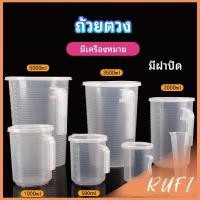 ราคา RUFI เหยือกตวง ทนความร้อนได้ดี ถ้วยตวงพลาสติก พร้อมฝาปิด Measuring cup with lid (25216737122)