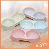 ราคา RUFI ชามข้าวแมว ชามข้าวหมา แบบ 2 หลุม 2 Size ชามใส่น้ำ และอาหาร Pet bowl (25366928021)