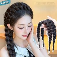 ราคา ที่คาดผมหญิงอินเทรนด์วิกผมถักเปียหญิงเวลโครถักเปียคาดศีรษะสูงเซอร์โคเนียมก้างปลาถักเปียวิกผมแม่เหล็ก (57411068613)