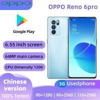 ราคา OPPO Reno 6 Pro 5G สมาร์ทโฟน 128GB โทรศัพท์มือสองสภาพดีทุกสี (57557689464)