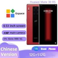 ราคา ใช้ Huawei Mate30 RS Porsche Design Kirin 990 5G สภาพดี 12GB 512GB โทรศัพท์เรือธงหน้าจอโค้ง (54958010391)
