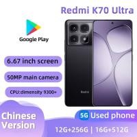 ราคา Redmi K70 Ultra 5G สมาร์ทโฟน 256GB โทรศัพท์มือสองสภาพดีทุกสี (48207720183)