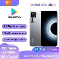 ราคา Redmi K50 Ultra 5G หน้าจอสมาร์ทโฟน 128GB โทรศัพท์มือสองสภาพดีทุกสี (48108019795)
