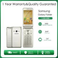 ราคา สมาร์ทโฟน Samsung Galaxy Folder G1600 2016 แรม 2GB รอม 16GB Quad Core 2 ซิม 8MP 3 8 นิ้ว ฝาพับ (22068373744)