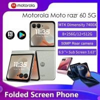 ราคา Motorola Moto razr 60 5G โทรศัพท์พับได้ ขนาด 6 9 PLOED 7400X 8GB 256GB Smarthphone (49050617169)