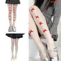 ราคา WIT ผู้หญิงญี่ปุ่น JK Fishnet Pantyhose พร้อม Bows Tie Sheer ตาข่าย Tights ถุงน่อง (58010704015)