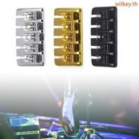 ราคา WIT สะพานเบส 5 สาย A สไตล์โหลด Tailpiece พร้อมอานสําหรับเบสไฟฟ้า (56459334780)