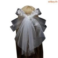 ราคา WIT Bachelorette Party ผ้าคลุมหน้าเจ้าสาวขนาดใหญ่ Bowknot กิ๊บติดผมเจ้าสาวเจ้าสาวงานแต่งงาน Night ผ้าคลุมหน้าเจ้าสาวเจ้าสาว (55760715015)