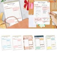 ราคา WIT Daily To do list Planner Daily Weekly Planner Twin Coil Binding Planner ส่วนบุคคล Journal Undated หน้าสําหรับแผนรายวัน (55609334789)