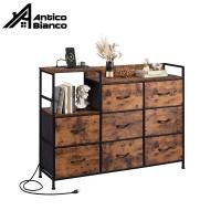 ราคา Antico ตู้เก็บของ ชั้นวางทีวี ทำจากเหล็กและไม้ ตู้ลิ้นชัก 8 ลิ้นชัก สไตล์นอร์ดิก พร้อมสถานีชาร์จ แข็งแรงทนทา (40274811072)