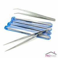 ราคา คีมหนีบอเนกประสงค์ มี 2 คีบหนีบสแตนเลส แบบ ปากคีบงอ ปากคีบแหลม Stainless steel tweezers (11762609036)