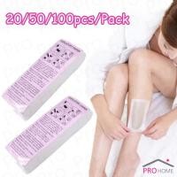 ราคา Prohome กระดาษแว็กซ์กำจัดขน กำจัดขน เนื้อดี 20 แผ่น 50 แผ่น 100 แผ่น hair removal wax paper (23182848048)