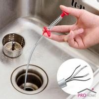 ราคา งูเหล็กทะลวงท่อตัน แก้ท่อตัน สปริงทะลวงท่อตัน งูเหล็ก ยาว60 เซน 60cm Drain Pipe Jam Cleaner (16230009805)