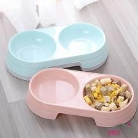 ราคา ชามข้าวแมว ชามข้าวหมา ชามใส่น้ำ และอาหาร แบบ 2 หลุม 2 Size Pet bowl (14232330975)