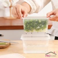 ราคา สองชั้นกล่องเก็บของสด กล่องเหลี่ยม เล็ก มีช่องระบายน้ำ Double drain box (13265576788)