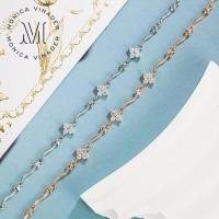 ราคา เครื่องประดับ รูปใบโคลเวอร์สี่แฉก สร้อยข้อมือ เงินแท้ 92 5 สร้อยข้อมือแฟชั่น สำหรับผู้หญิง (24608959189)