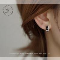 ราคา ต่างหูเงินแท้ Black Sugar มรกตอัญมณีสีดำ ตุ้มหูเงินแท้ ต่างหูแฟชั่น ตุ้มหูเงินแท้ ต่างหูเกาหลี ต่างหูพลอยแท้ (25860417499)