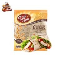 ราคา Delisun Whole Wheat tortilla Wraps 23 5cm 360g เดลิซัน แป้งโฮลวีท 6 แผ่น (46558311398)