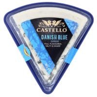 ราคา Castello Danablu Danish Blue Cheese 350g 2x175g บลูชีส นำเข้าจากเดนมาร์ก ตรา คาสเทลโล ขนาด 350กรัม 2x175กรัม (57061342825)