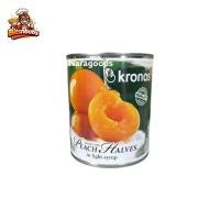 ราคา Kronos Peach Halves in Syrup 3060g catering size (54309752372)