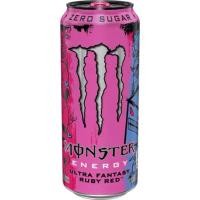 ราคา Monster Energy Ultra Fantasy Ruby Red 500 ml เครื่องดื่มมอนสเตอร์ เอเนอจี้ Fantasy Ruby Red 500 มล (56457375601)