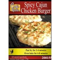 ราคา Spicy Cajun Chicken Burger 150gx2 เบอร์เกอร์ไก่เคจุนสไปซีา 150กรัมx2 (51758201882)