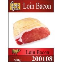 ราคา Lean back Loin Bacon 500g เบคอนส่วนสะโพก 500กรัม (52707304960)