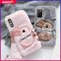ราคา เคสโทรศัพท์มือถือ ผ้ากํามะหยี่ขนนิ่ม ประดับไข่มุก กระต่ายน่ารัก สําหรับ Samsung Galaxy S22 S21 S23 Plus Ultra S21FE S20FE (21229465481)
